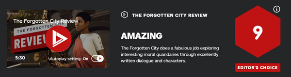 《遗忘之城》IGN评分