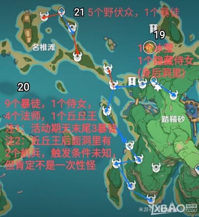 《原神》稻妻快速锄地路线一览