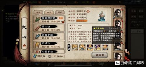 烟雨江湖龙象般若功图片