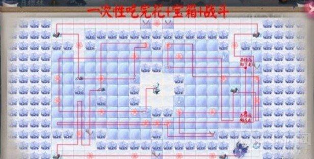 阴阳师松月樱林攻略：雪落樱祭松月樱林路线走法35步通关图片2