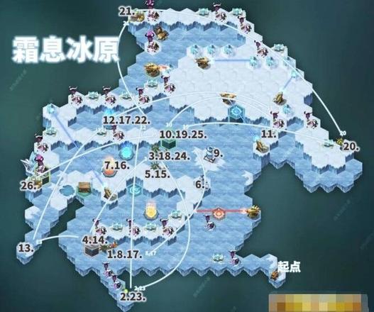 剑与远征霜息冰原隐藏宝箱在哪？霜息冰原隐藏宝箱位置及路线分析图片1