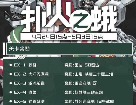 战舰少女R扑火之蛾困难关卡攻略：EX6-EX10困难关卡通关流程图片1