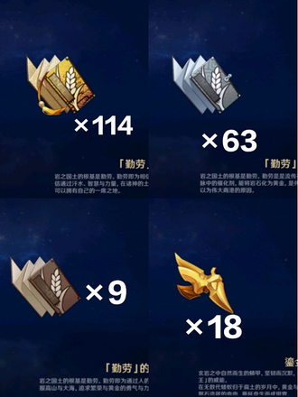 原神万叶突破材料数量介绍：万叶天赋等级突破材料表一览图片5