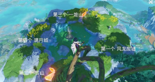 原神遥望四方石像怎么开启？遥望四方石像开启顺序攻略图片2