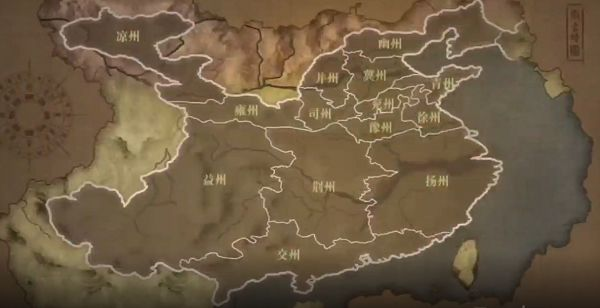 真三国无双霸招募地区分布图：武将招募地区关系图图片1