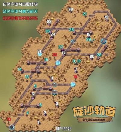 剑与远征旋沙轨道攻略路线：2021全路线打法旋沙轨道详细解析图片2