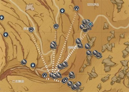 原神沙脂蛹位置大全 沙脂蛹采集路线图及刷新时间一览图片1