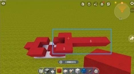 迷你世界飞机制作教程2022：可以飞起来的飞机怎么做图片4