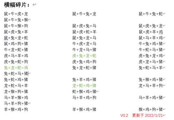 三国杀春联合成配方大全 2023年兽春联合成配方公式一览图片2