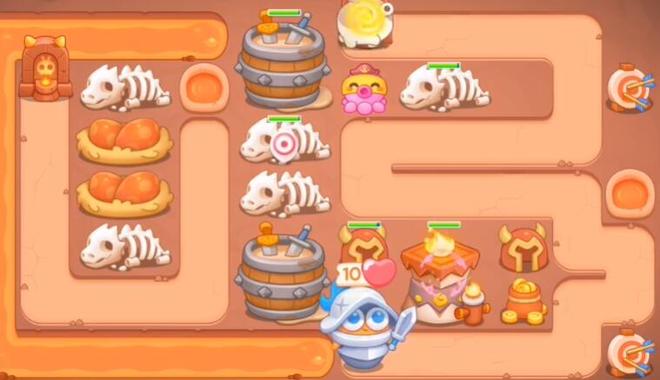 保卫萝卜4饿龙传说12关攻略 饿龙传说第12关图文通关方法图片1
