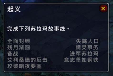 《魔兽世界》夜之子任务攻略