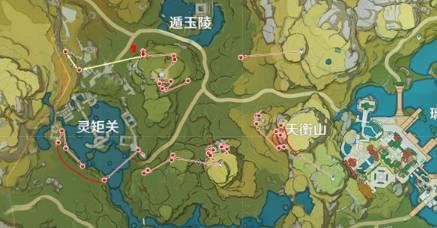 《原神》2.7琉璃袋采集路线图大全