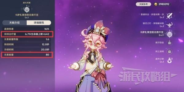 《原神攻略》多莉天賦分析及聖遺物武器推薦 3.0多莉怎麼配隊