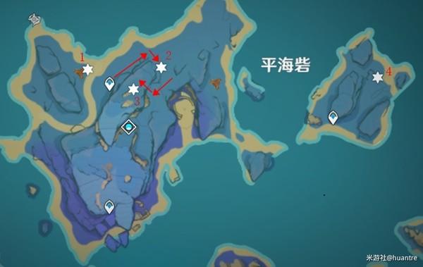 《原神攻略》稻妻狗糧收集路線規劃