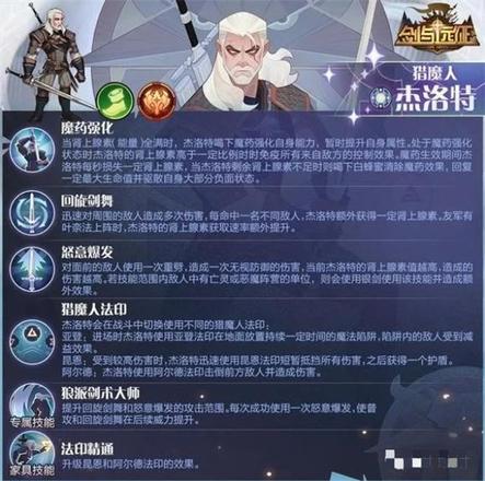 《剑与远征》猎魔人杰洛特强度测评攻略