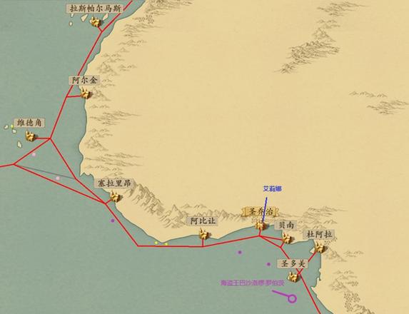 梦回大航海国家队位置在哪 梦回大航海全地图详细标注