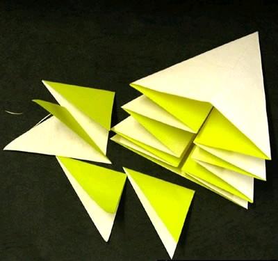 向日葵怎么折（图解步骤） 关于折纸