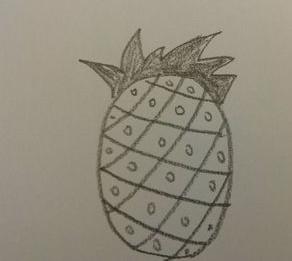 菠萝简笔画步骤（图解）