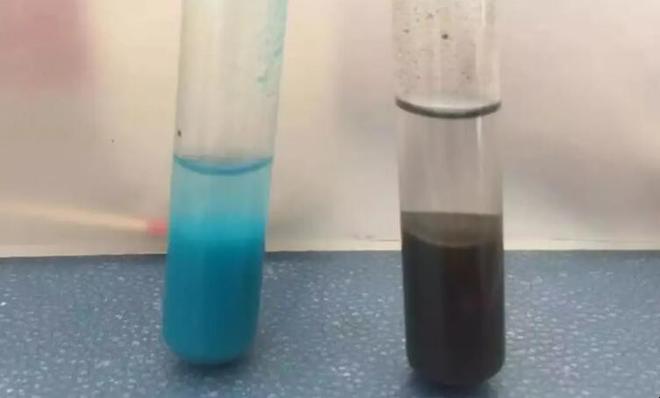 硫酸铜与什么反应生成蓝色沉淀