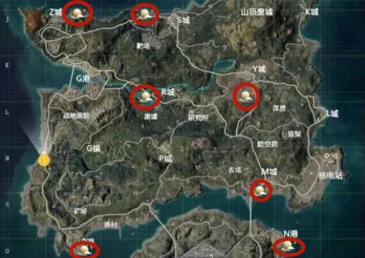 和平精英月亮观景台位置在哪里？