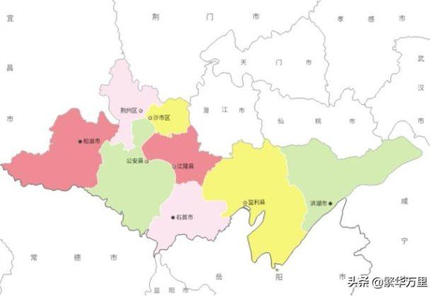 我国的荆州在哪个省份（湖北省荆州市8个区县的历史形成）