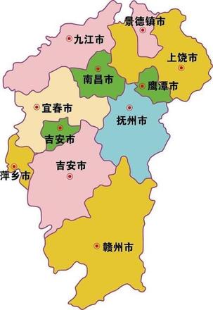 江西省有哪些市县(江西下辖市县介绍)