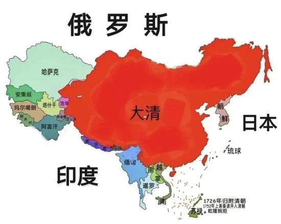 清朝和明朝国土面积最大时有多大？明清两朝国土面积和控制地区对比