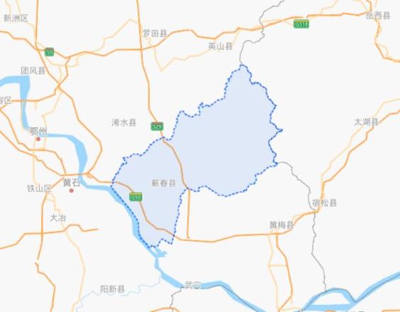 湖北省蕲春县属于哪个市的（黄冈市蕲春县地理位置与人口介绍）