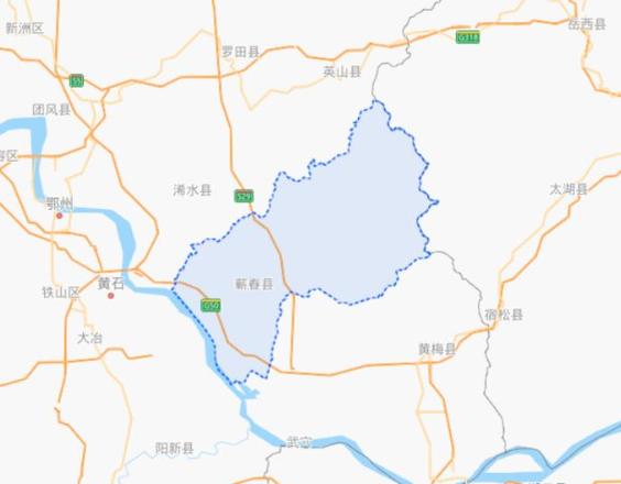 湖北省蕲春县属于哪个市的（黄冈市蕲春县地理位置与人口介绍）