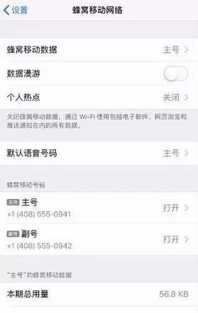 iPhone苹果手机主卡副卡怎么设置方法（苹果主卡副卡设置切换步骤）