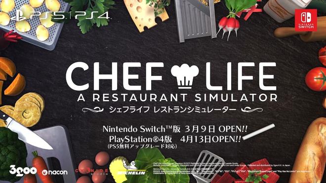 《主厨人生：餐厅模拟器》Switch和PS4版发售日期确定