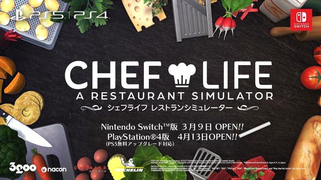 《主厨人生:餐厅模拟器》Switch和PS4版发售日期确定