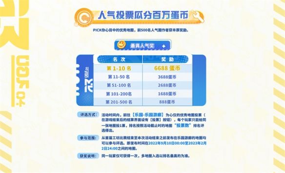 《蛋仔派对》第二届工坊创作大赛正式开幕