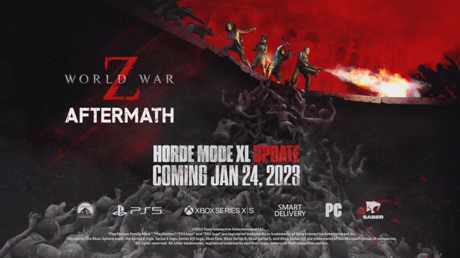 《僵尸世界大战 劫后余生》 将于1月24日登陆次世代平台 游戏将添加全新生存模式