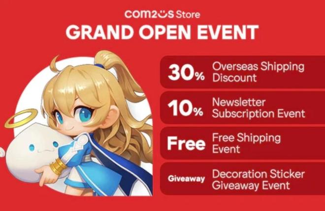 Com2uS Store盛大开幕！《魔灵召唤》超人气周边商品公开贩售