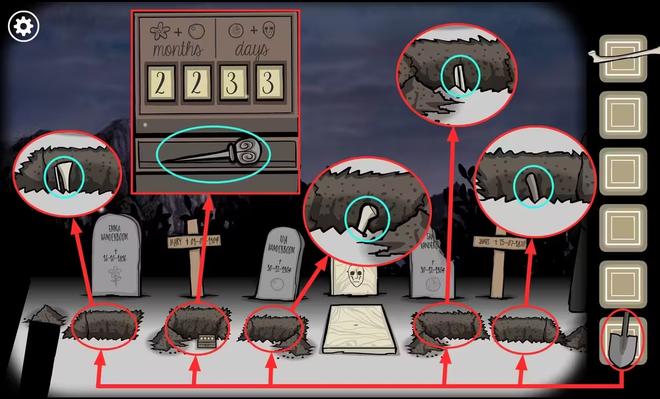 《锈湖根源》第32关墓地解密攻略