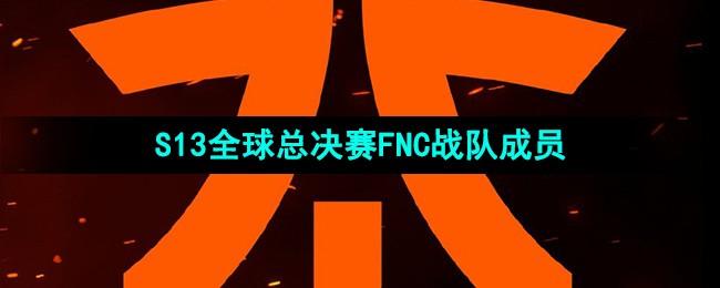 《英雄联盟》S13全球总决赛FNC战队成员介绍