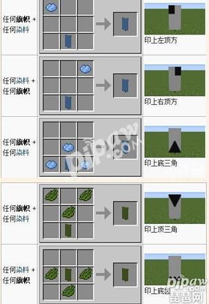 我的世界旗帜图案教程大全（好看的图案）