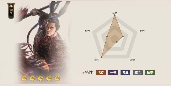 三国志战棋版5星武将排行，TO五星武将强度排名一览