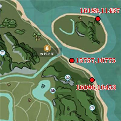 创造与魔法漂流瓶位置（漂流瓶具体位置坐标）