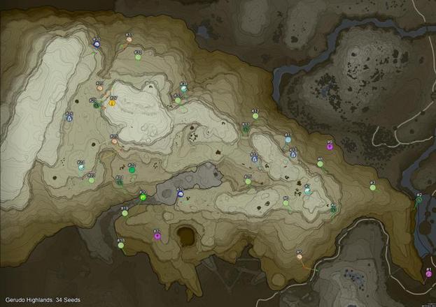 呀哈哈全收集地图（塞尔达旷野之息900个呀哈哈分布位置图）