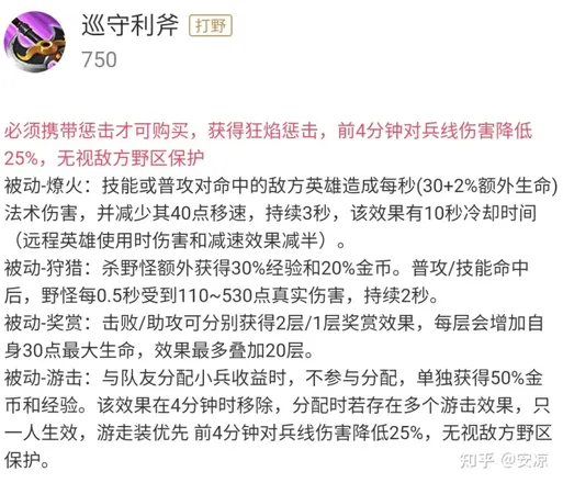 王者荣耀所有装备详细解析图