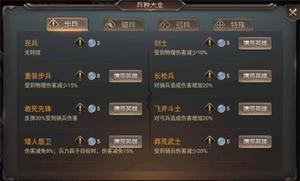 《王的崛起》兵种系统介绍