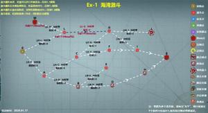 战舰少女R极地奏鸣曲EX-1怎么过？极地奏鸣曲EX-1海湾激斗攻略