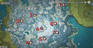 原神雪山石碑全部点亮攻略：龙脊雪山石碑任务解谜位置