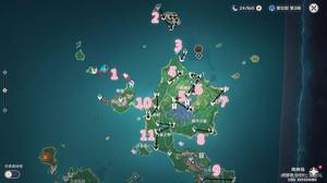 原神稻妻区域刷资源路线分享