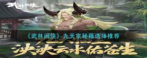 《武林闲侠》九天宗秘籍怎么选择？