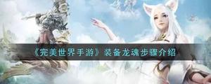 《完美世界手游》装备龙魂步骤介绍攻略