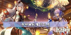 原神键纹有什么用