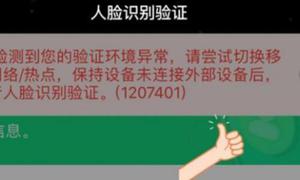 王者荣耀人脸识别验证环境异常怎么办？